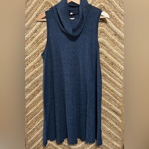 Urban Outfitters BDG Dark Blue Sleeveless Dress,High Neck,Size Large